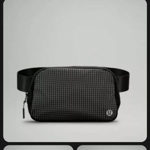 Brand new Lululemon Black and White Everywhere Belt Bag. Nwt. Sold out in stores